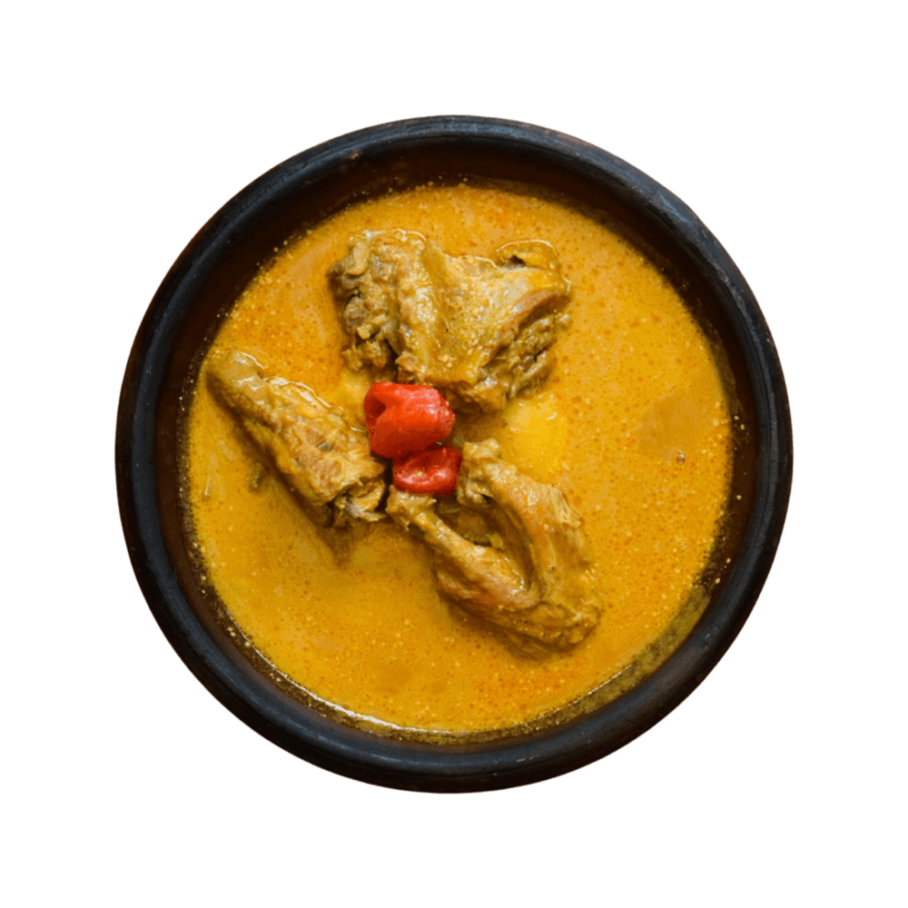 Chicken in groundnut soup