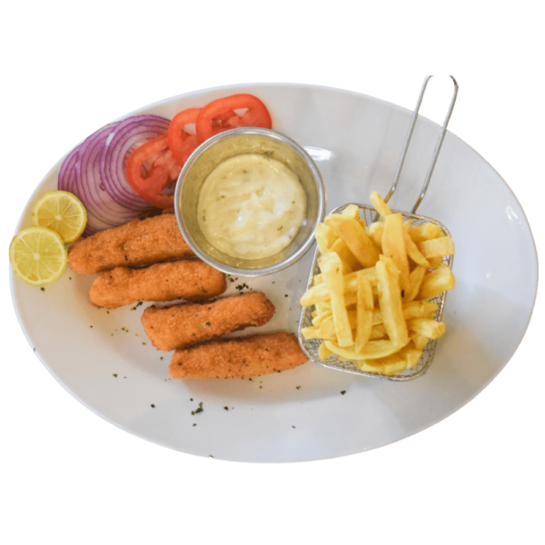 Fish fingers and chips